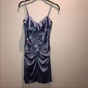 Betsey Johnson Baby Blue Silk Dress